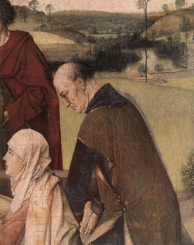 BOUTS, Dieric the Elder The Entombment (detail) fg oil painting picture